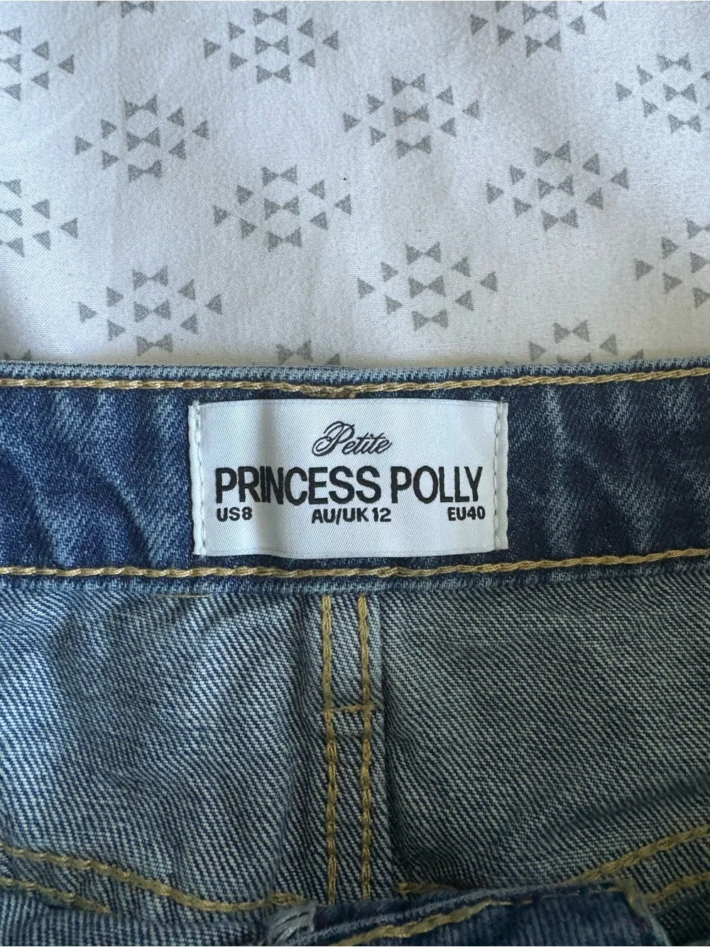 Princess Polly Medium Blue Denim High-Rise Shorts